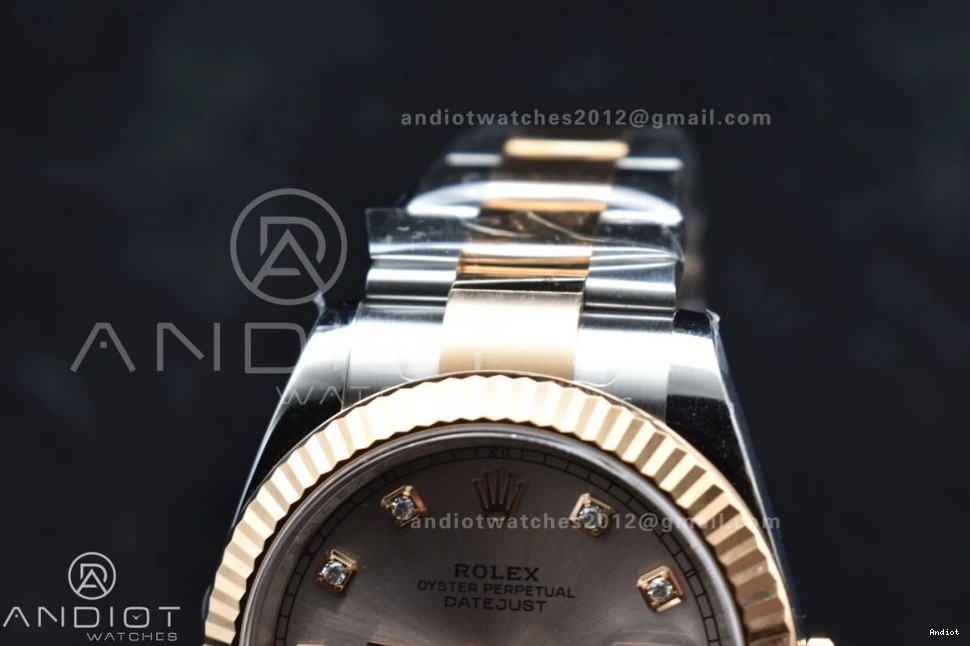 Jubilee Best 904L Dial RG 1:1 DateJust RG Edition Bracelet VR3235 41 Steel on 126331 Clean SS Diamonds 0509